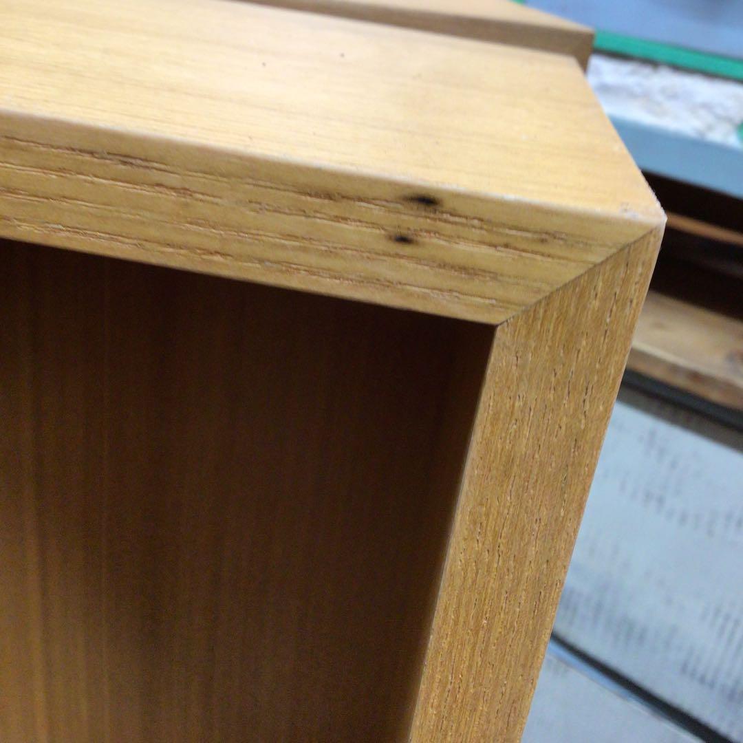 MUJI 無印良品 壁に付けられる家具 箱 3個セット ナチュラル 展示品