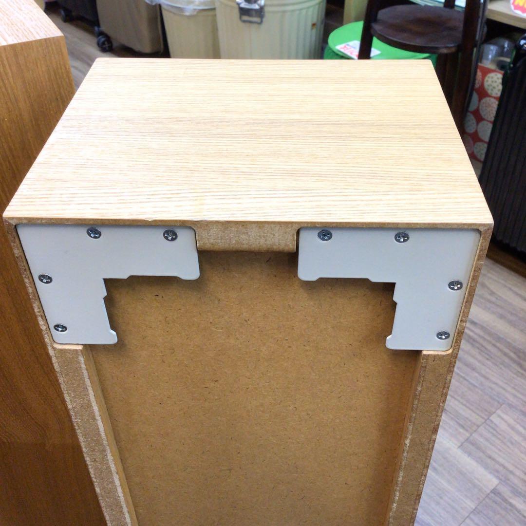 MUJI 無印良品 壁に付けられる家具 箱 3個セット ナチュラル 展示品