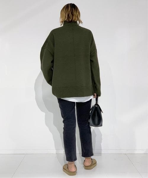 AP STUDIO CINOH ウールタートルネックプルオーバー