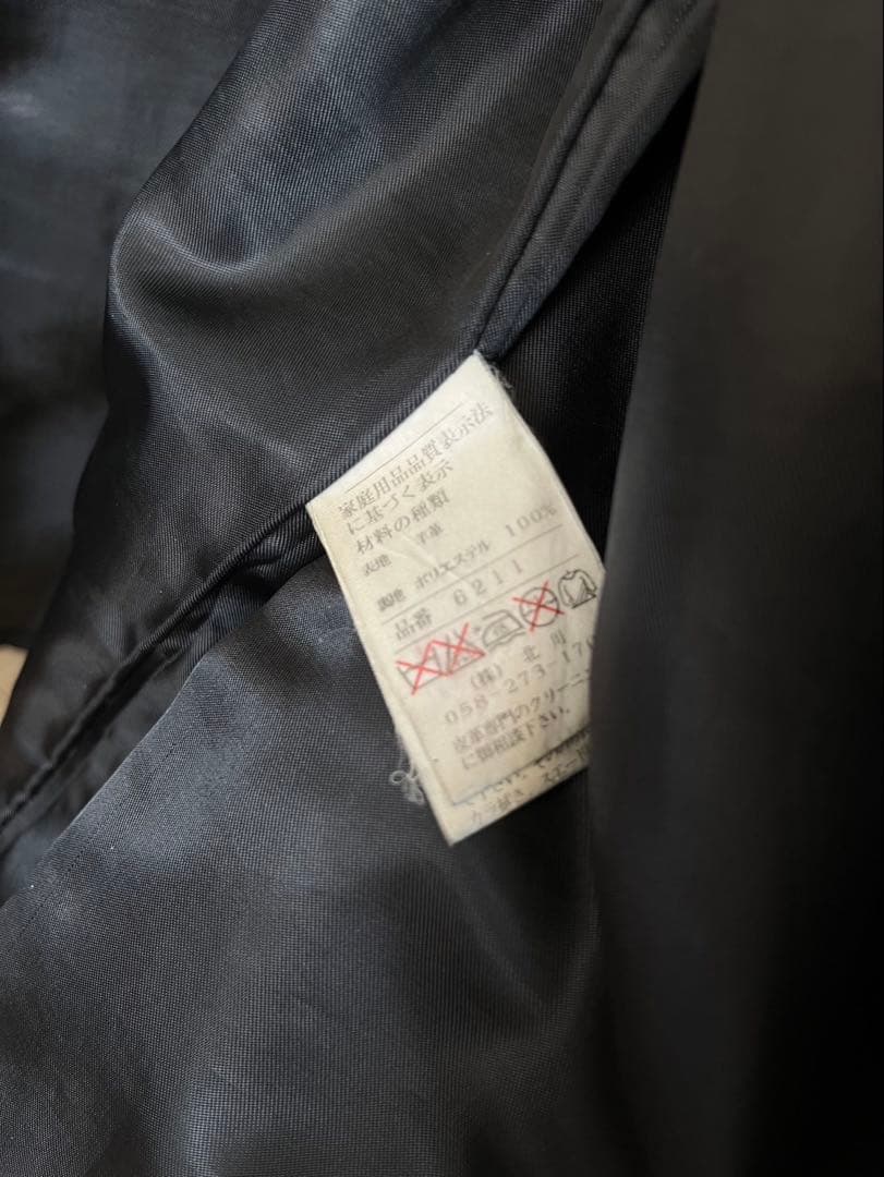 【vintage】レザー　ジップカーコート