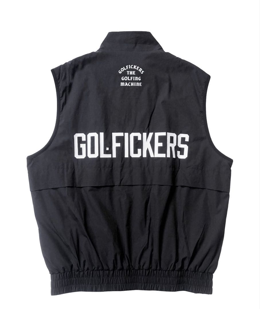新品！Golfickers ゴルフィッカーズ　ベスト　ブラック　L 即完売
