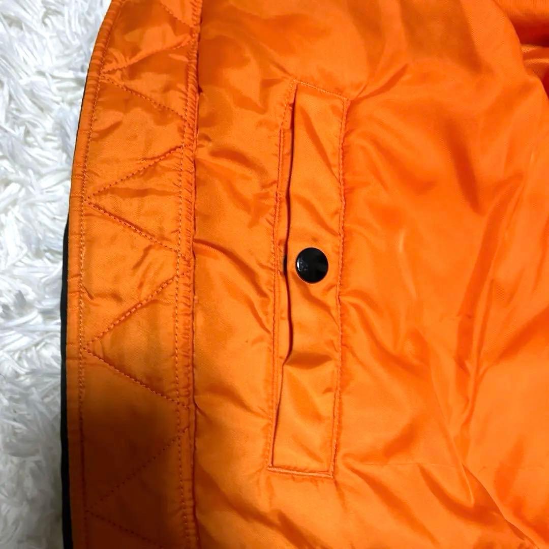 【アルファインダストリーズ】フライトジャケット（S）MA-1 黒　リバーシブル