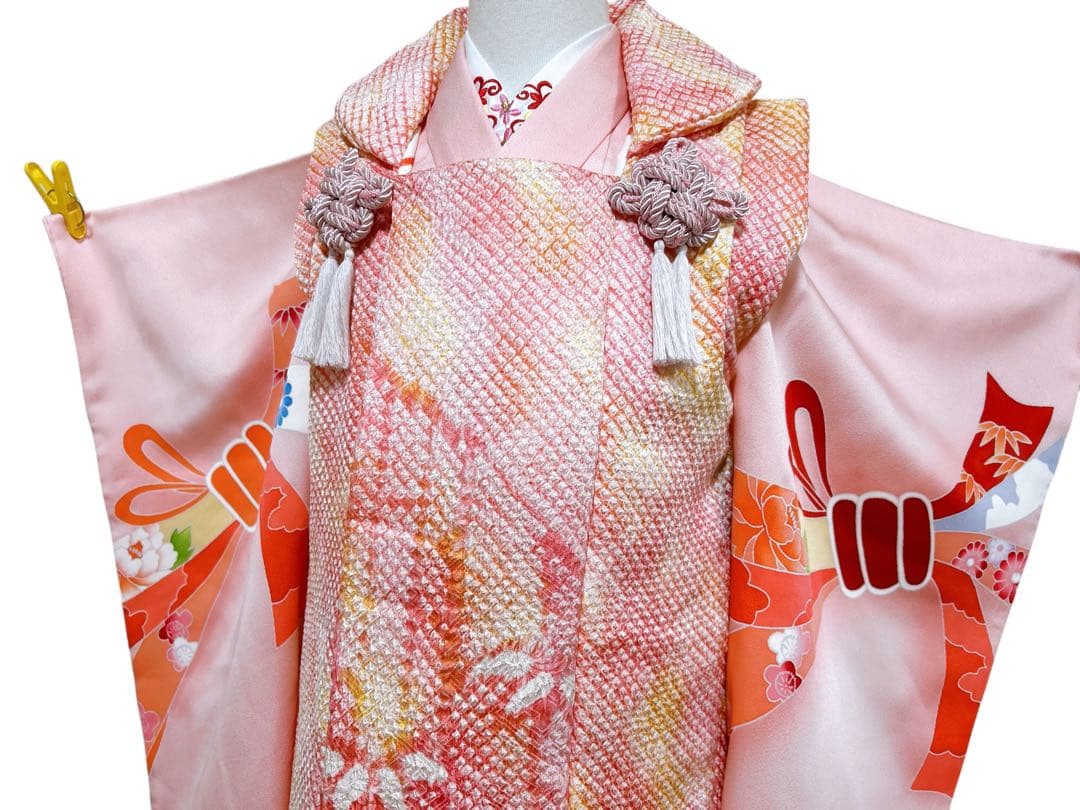 豪華逸品♡七五三　3歳　女の子　セット　一式　ピンク系　友禅　総絞り