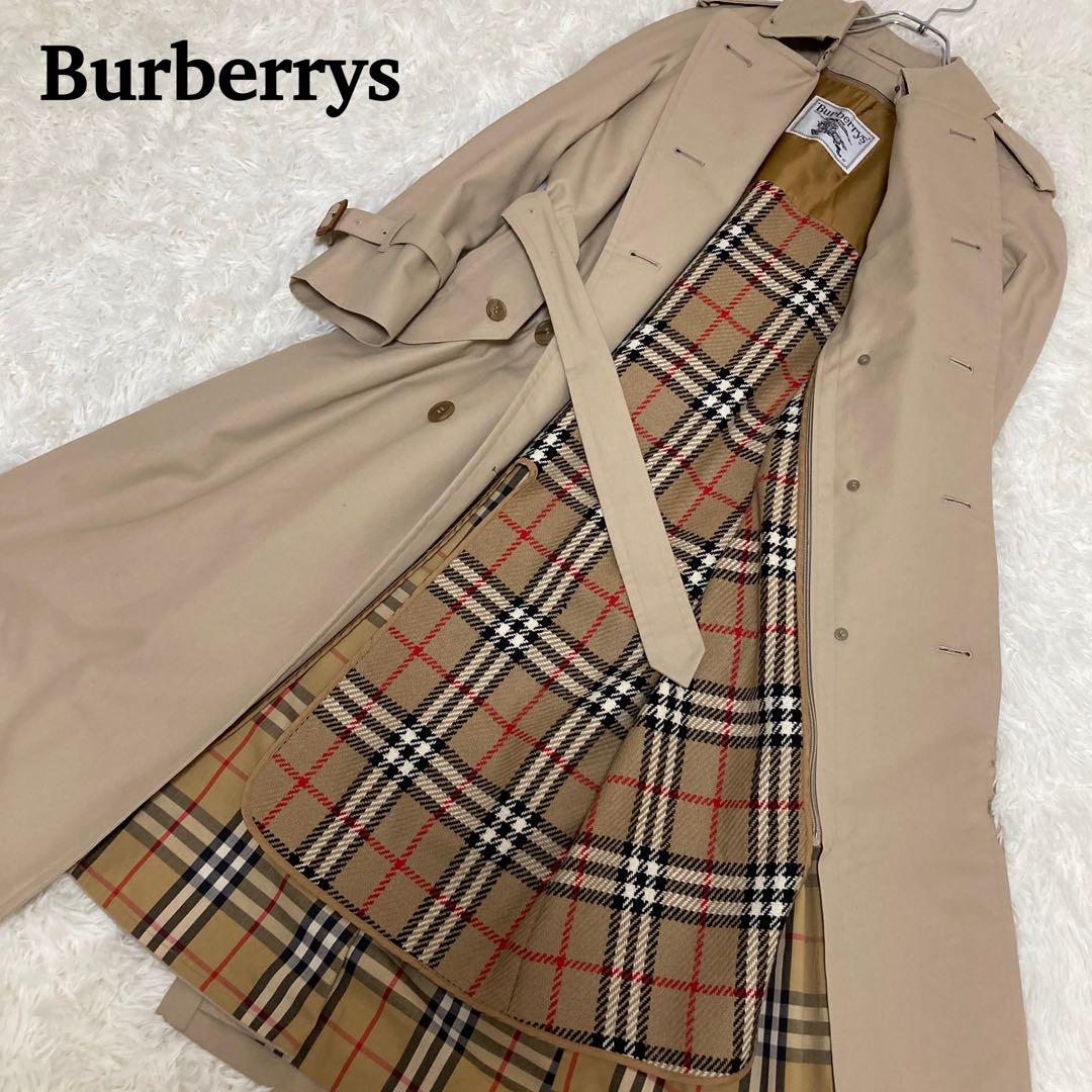 極美品 未使用級 バーバリーズ ハニーベージュ ノバチェック トレンチコート