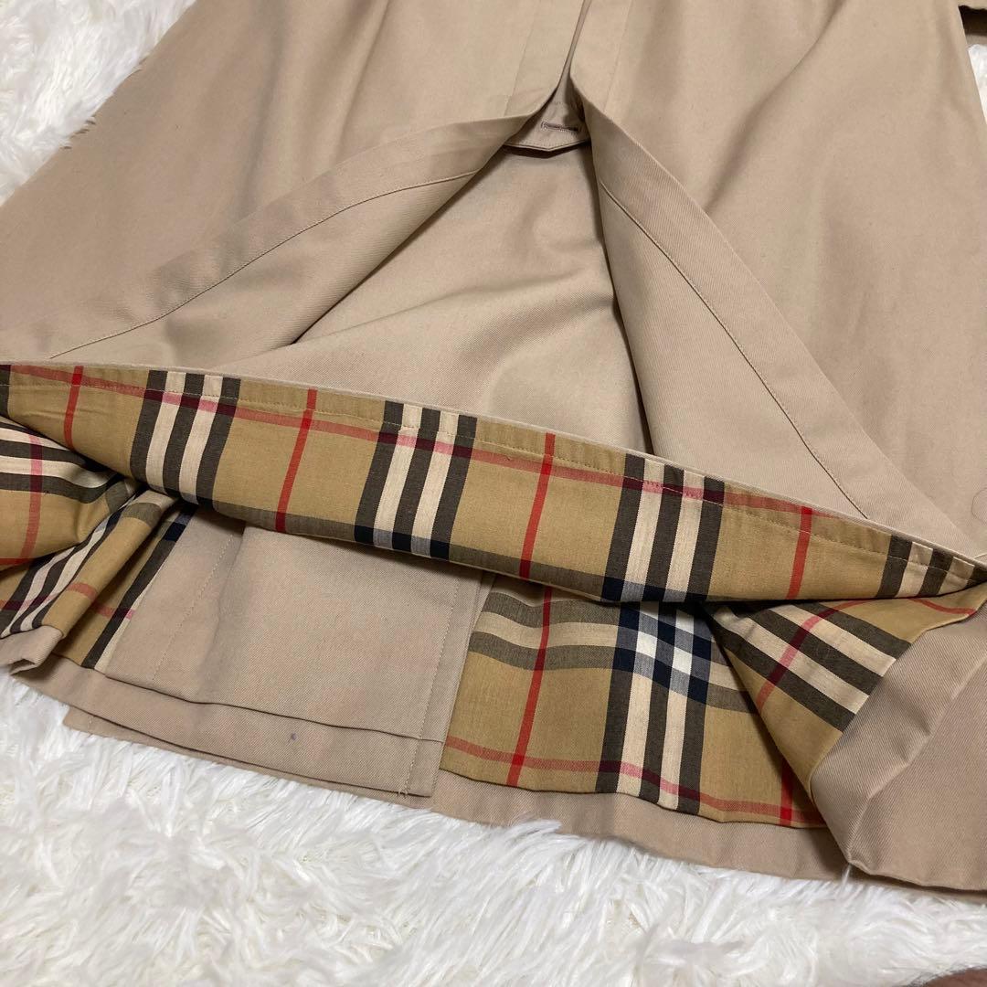 極美品 未使用級 バーバリーズ ハニーベージュ ノバチェック トレンチコート