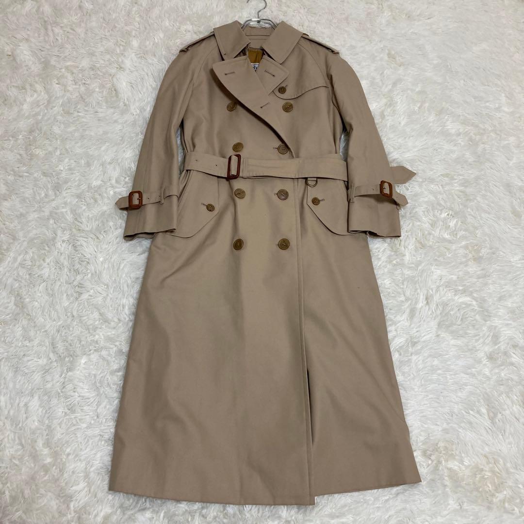 極美品 未使用級 バーバリーズ ハニーベージュ ノバチェック トレンチコート
