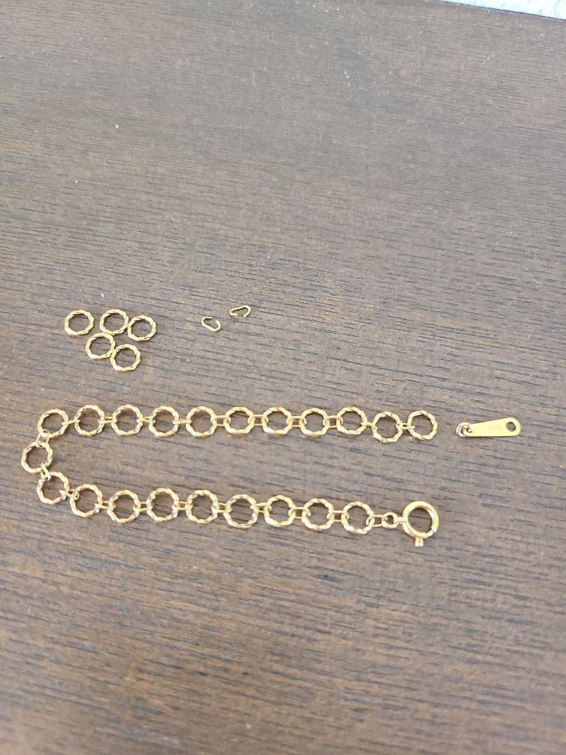 K18 ゴールドチェーンブレスレット