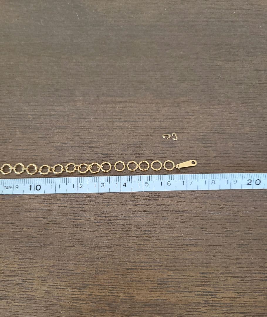 K18 ゴールドチェーンブレスレット