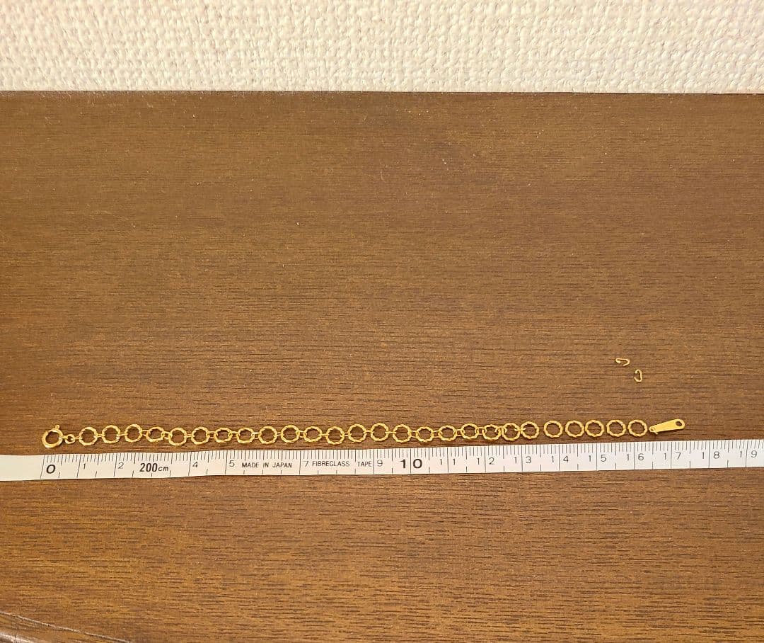 K18 ゴールドチェーンブレスレット