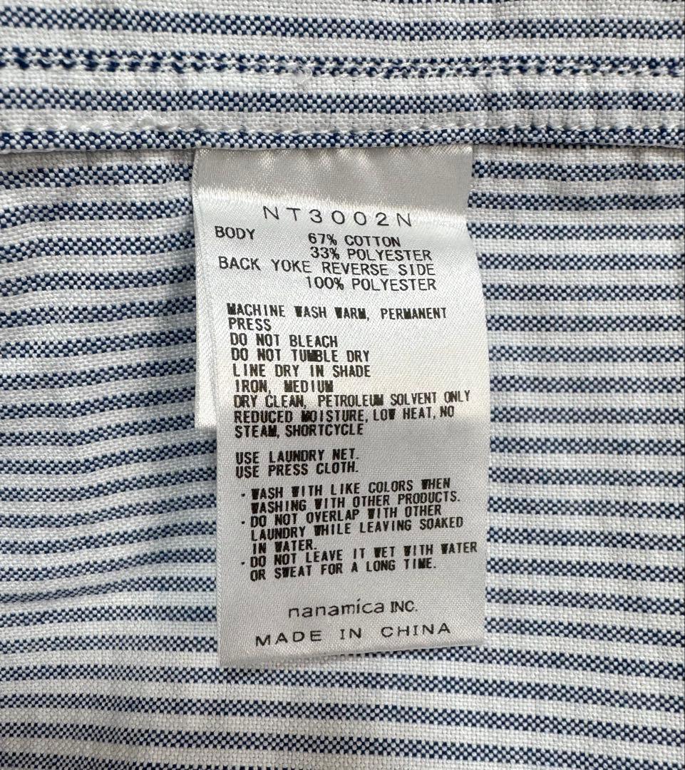 THE NORTH FACE PURPLE LABEL ストライプ　長袖シャツ