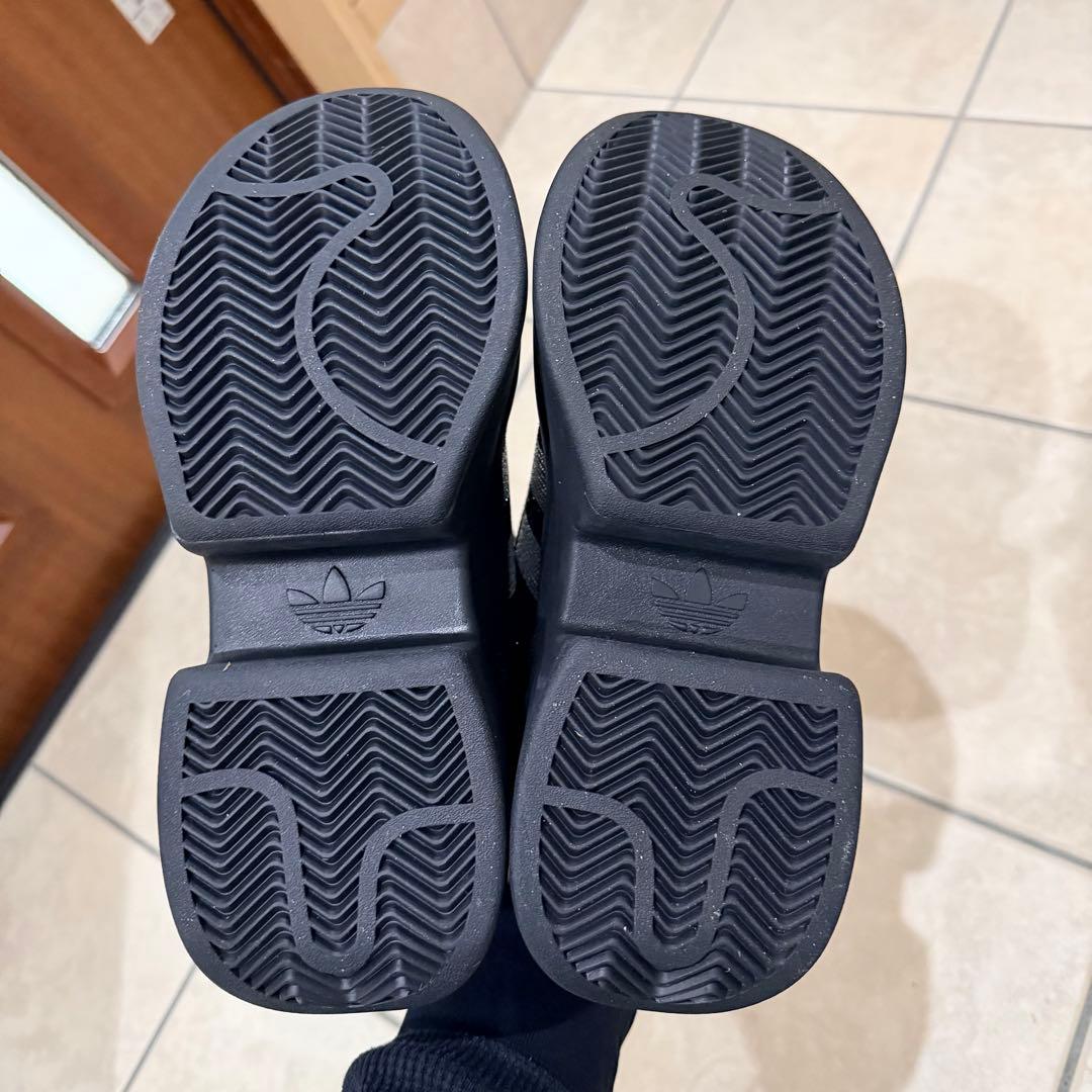 美品 adidas スーパースター ボールド 厚底スニーカー 25.5cm