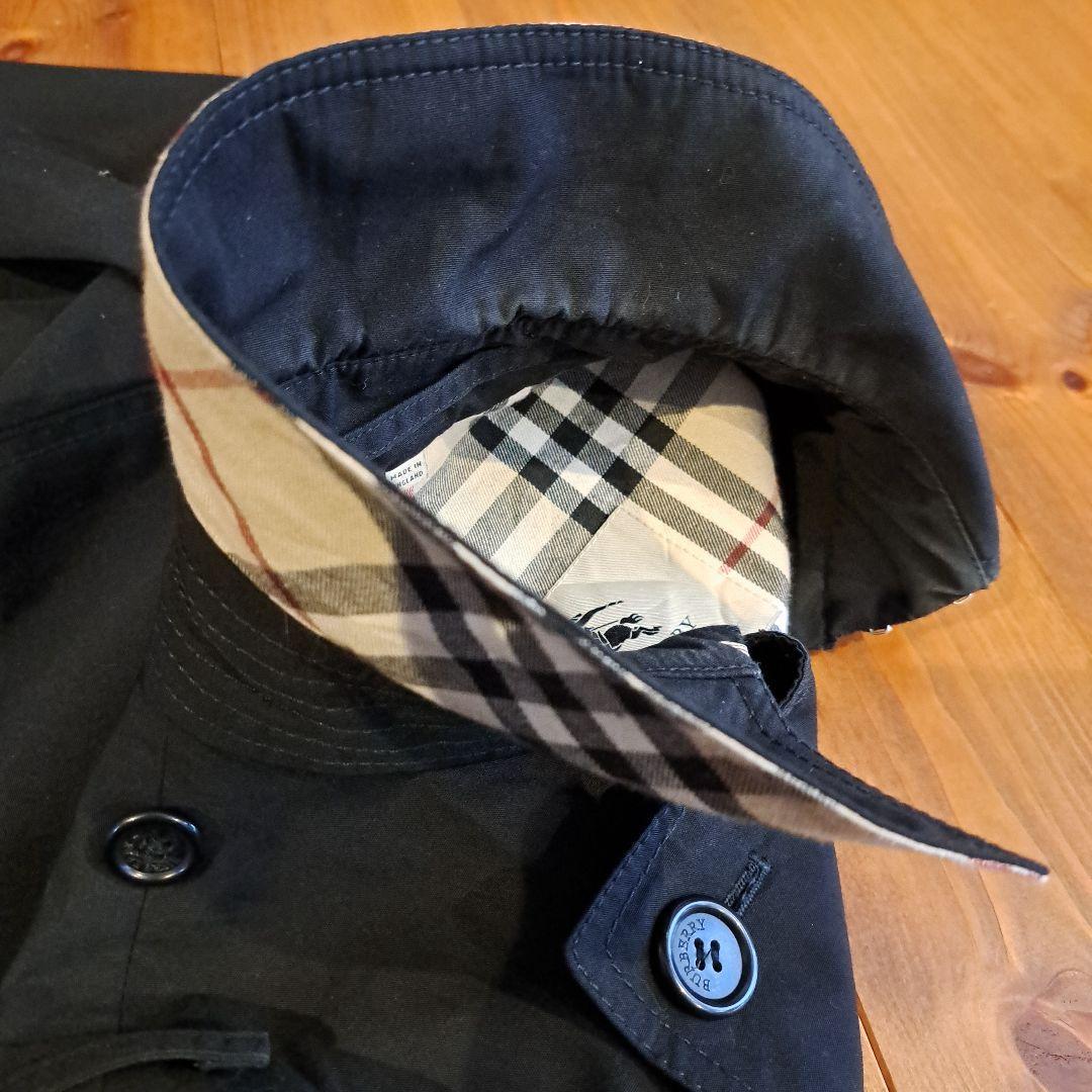 BURBERRY バーバリー トレンチコート レディース ブラック 黒