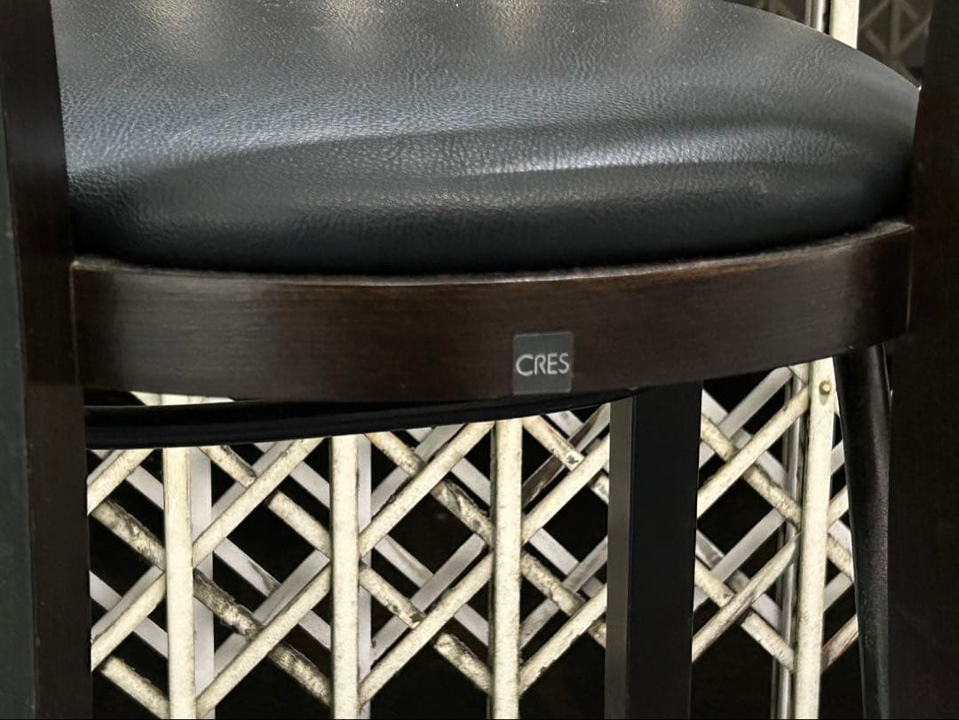 CRES バーチェア　ハイチェア4脚セット　店舗什器　カウンターチェア　木製椅子