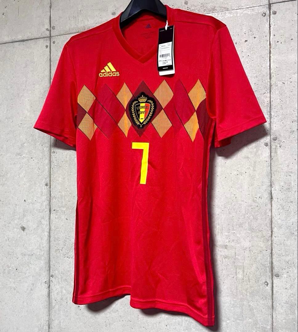 【新品/タグ付き】2018ロシアW杯 ベルギー代表 ♯7 デブライネ【Lサイズ】