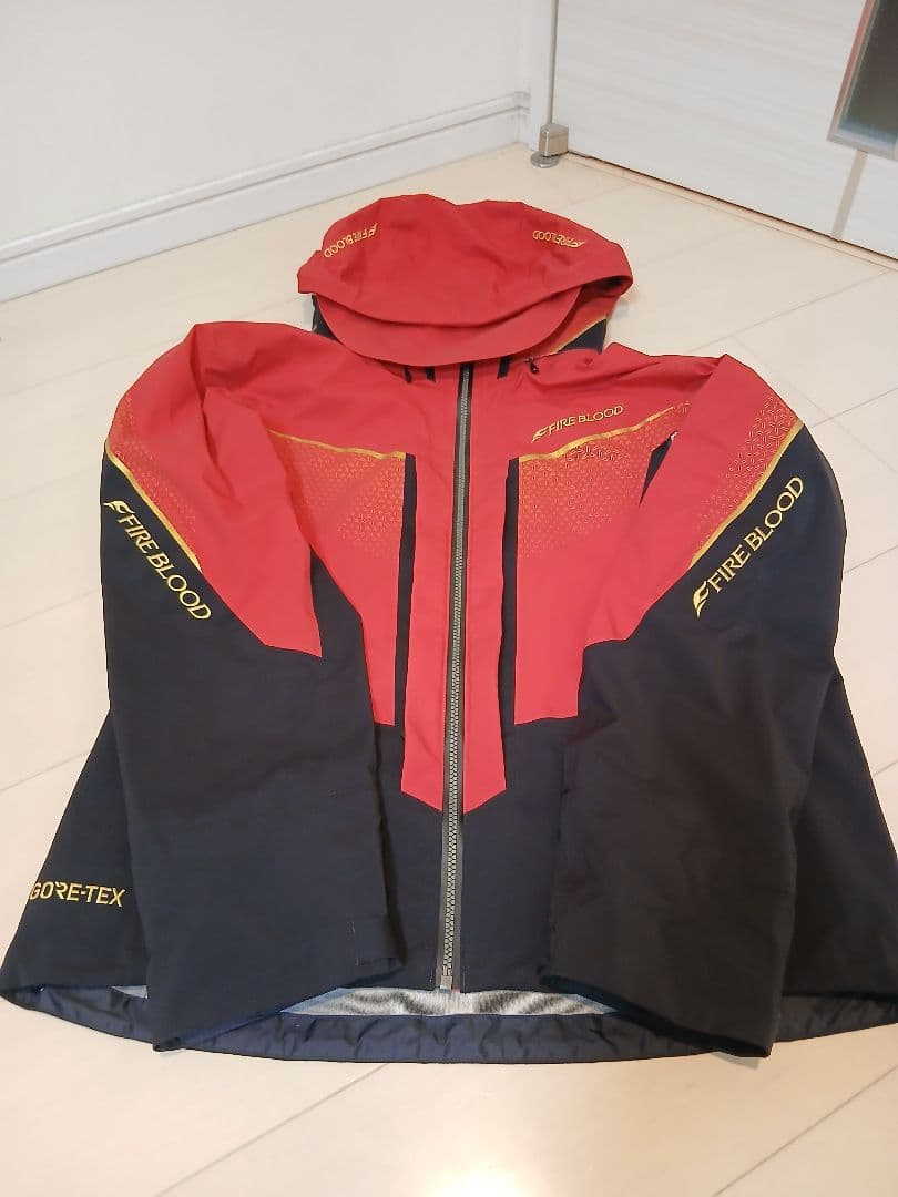 初日の出　[美品] シマノ ファイアブラッド レインスーツ RA-120W