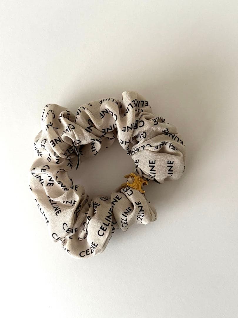 《美品》CELINE レイユール シュシュ ヘアアクセサリー