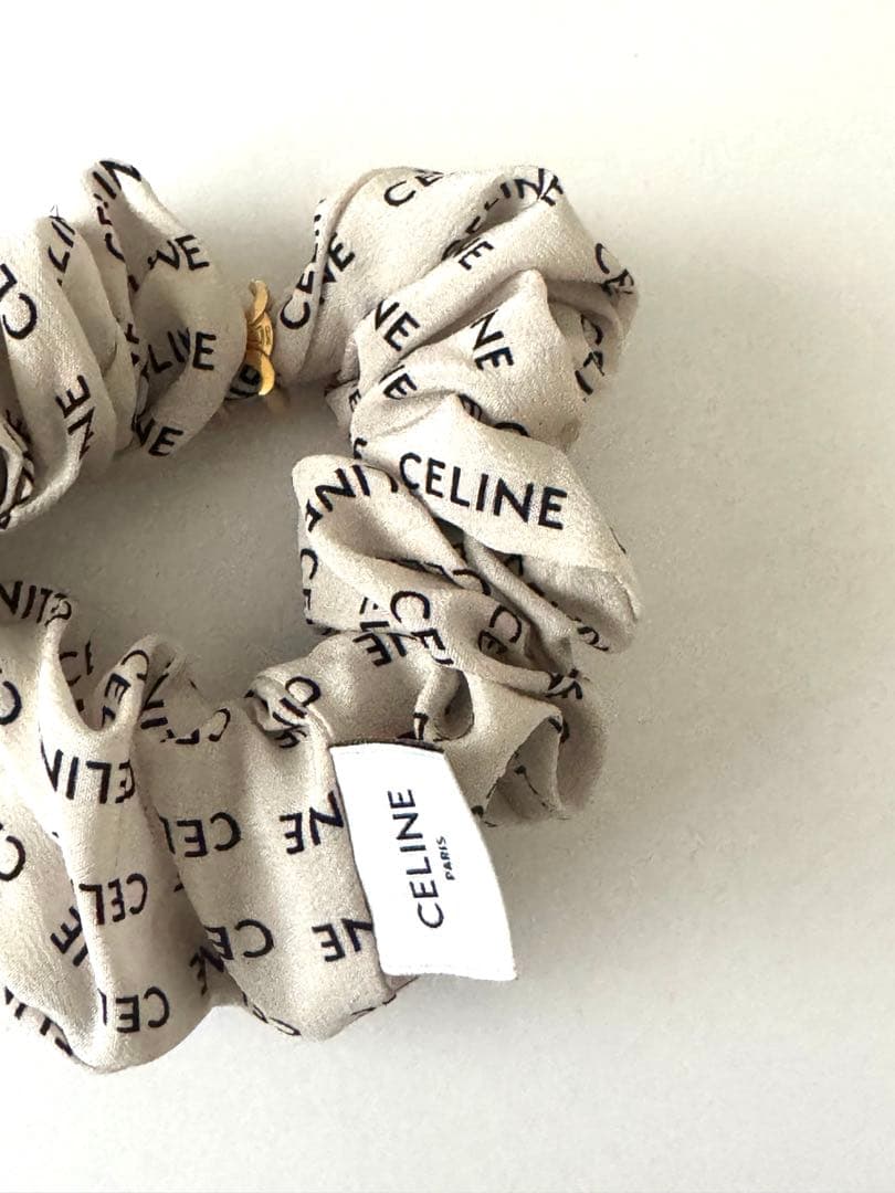 《美品》CELINE レイユール シュシュ ヘアアクセサリー