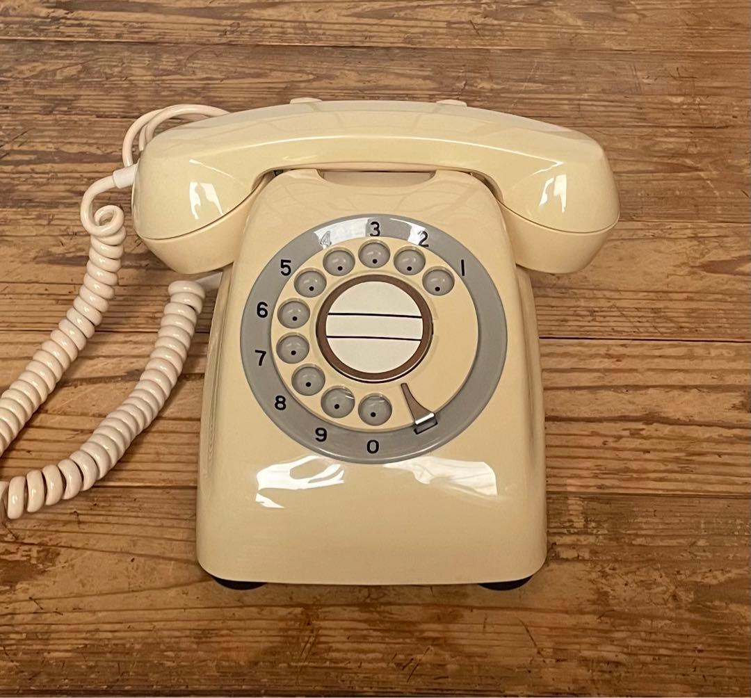 黒電話 昭和 電話 レトロ ダイヤル 電電公社 岩崎通信 ビンテージ 古道具