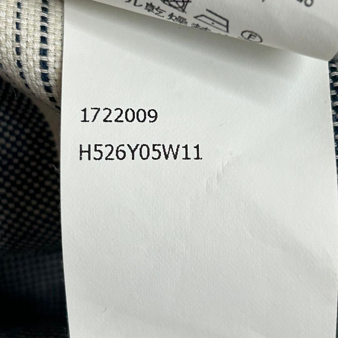 【名作】LOEWE ロエベ アナグラム スエードポケット ストライプシャツ 39