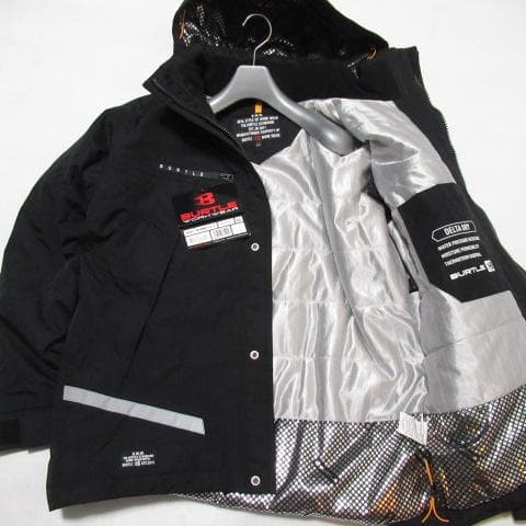 新品 BURTLE バートル 7610 防水防寒ジャケット LL 黒