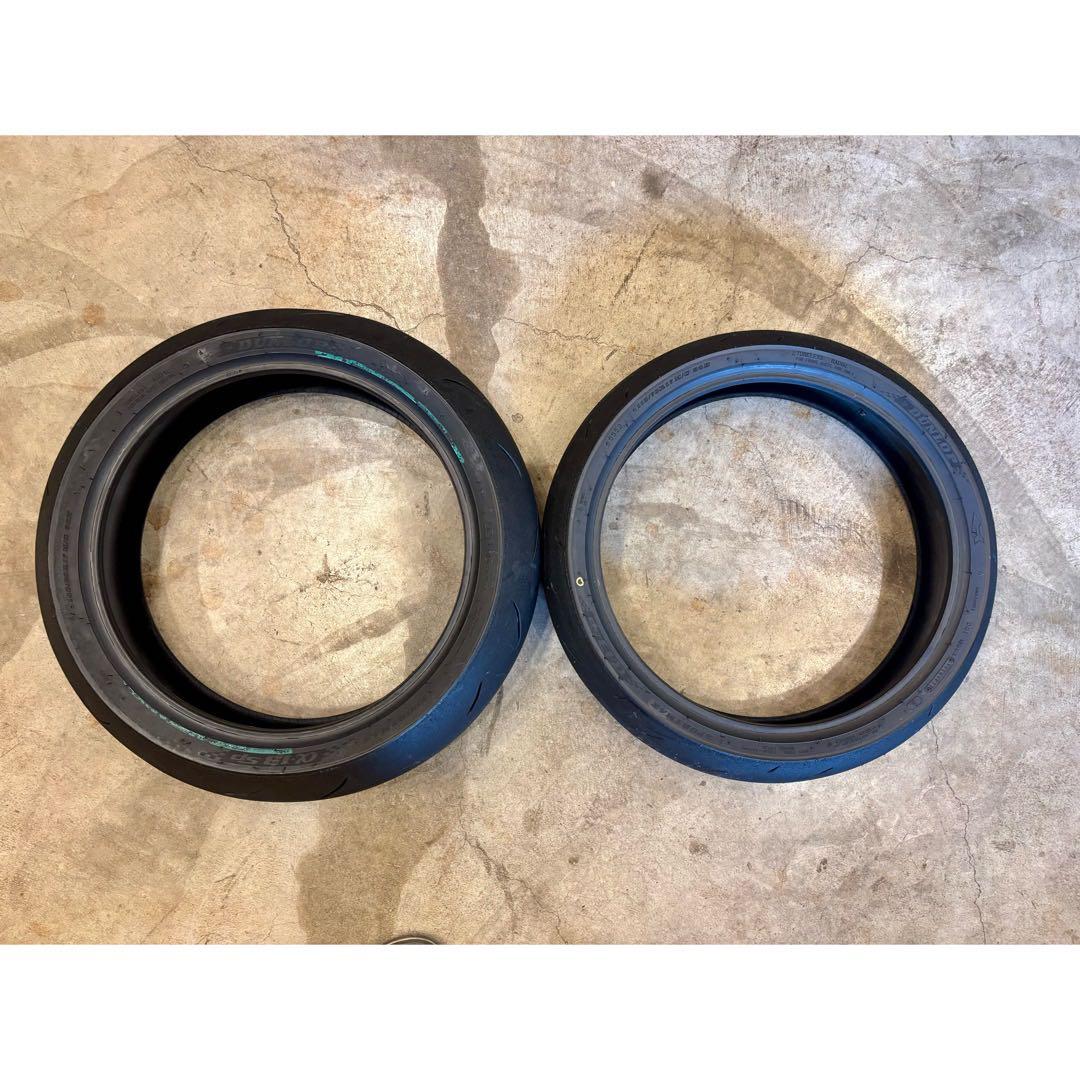 【中古】ダンロップ α-13SP 17インチ 前後タイヤセット