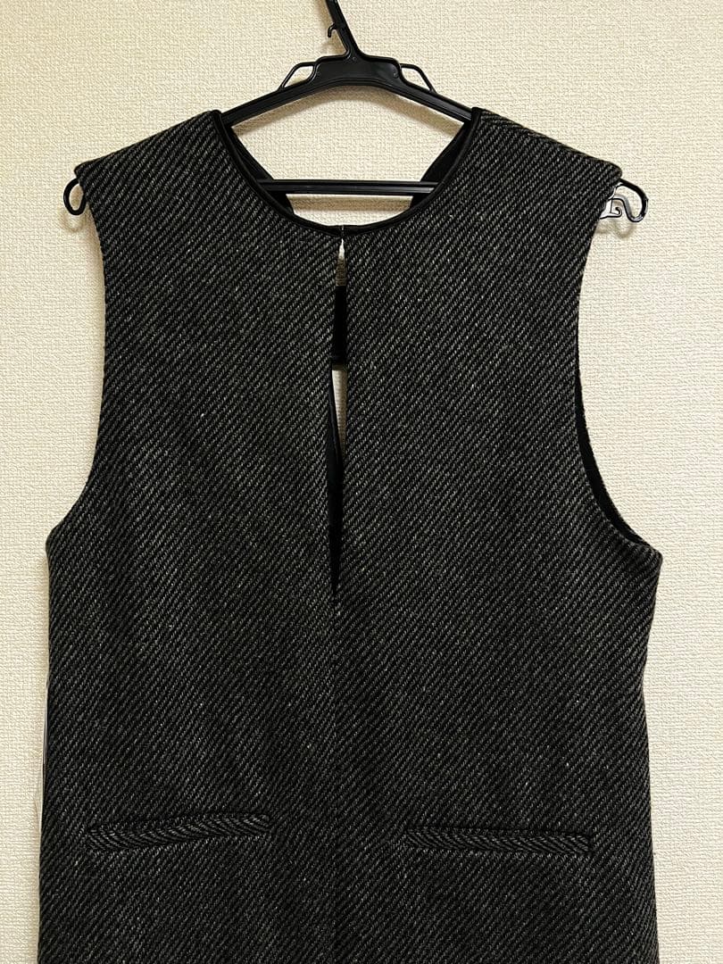 時間限定値下げ新品タグ付　アダムエロペ 前後2WAYツイードジャンパースカート