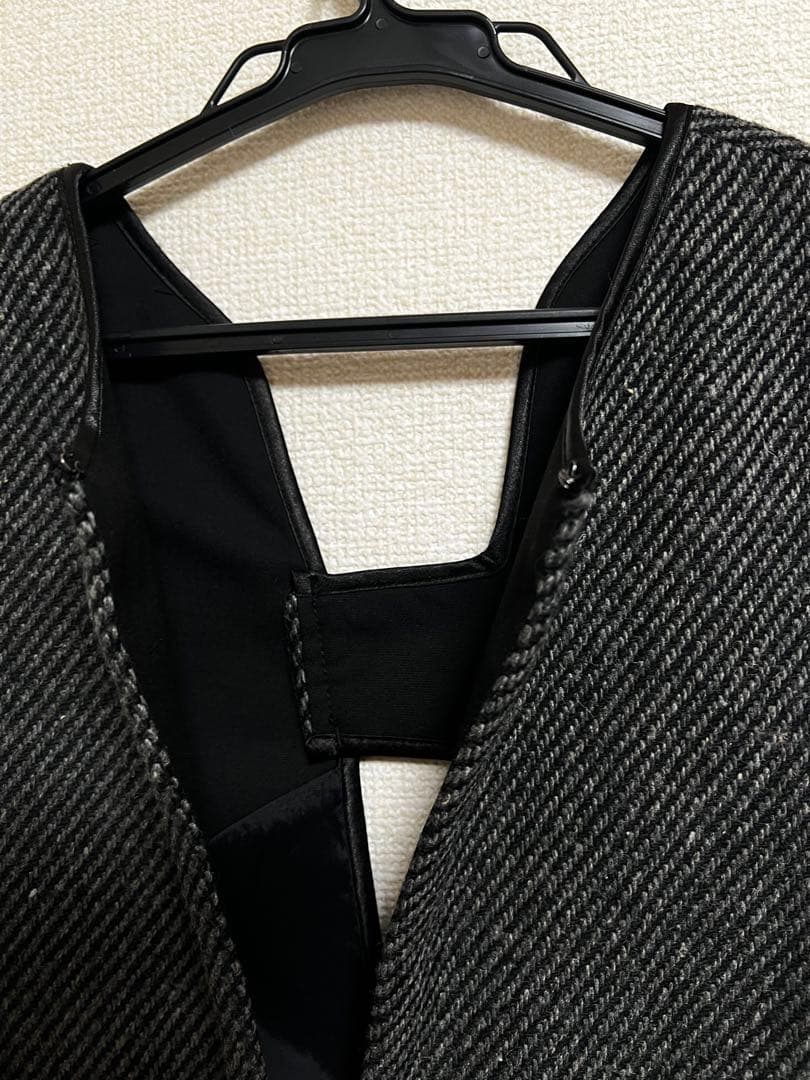 時間限定値下げ新品タグ付　アダムエロペ 前後2WAYツイードジャンパースカート