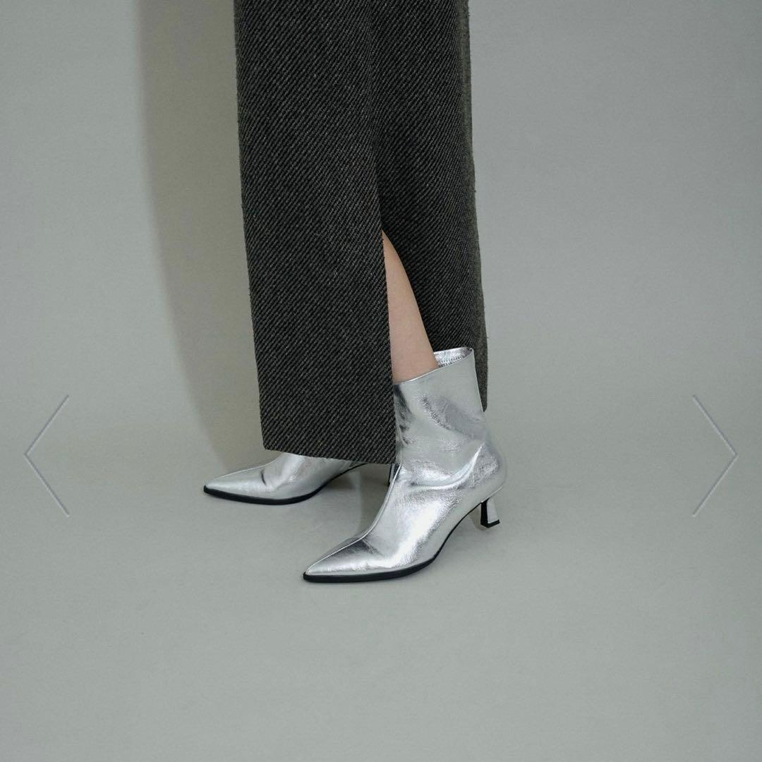 時間限定値下げ新品タグ付　アダムエロペ 前後2WAYツイードジャンパースカート