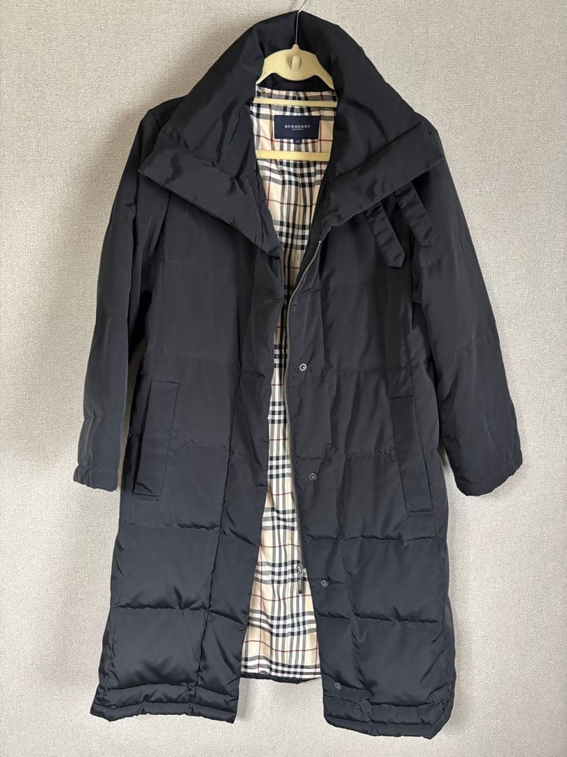 ★お値下げしました●Burberry ロングコート（ダウン・フェザー入り）38