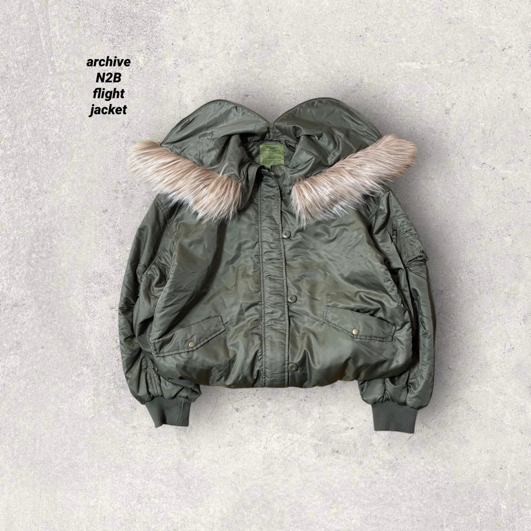 ジャケット・アウター archive grunge N2B type flight jacket