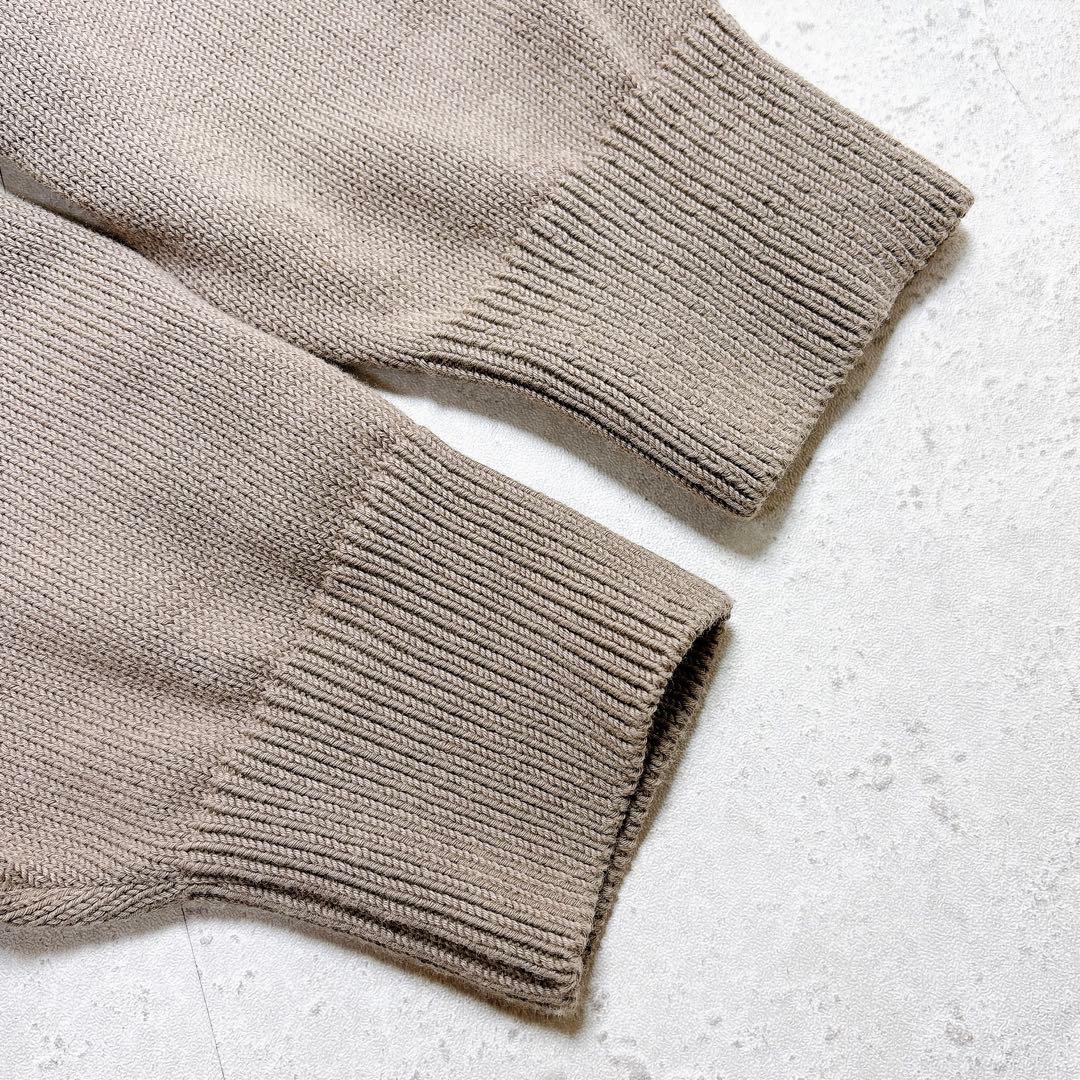 2025年モデル★　エブリデイアイライク　コットンニットプルオーバー キャメル