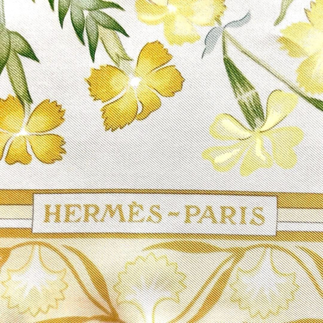 エルメス❤️カレ90❤️野生のカーネーション　イエロー系