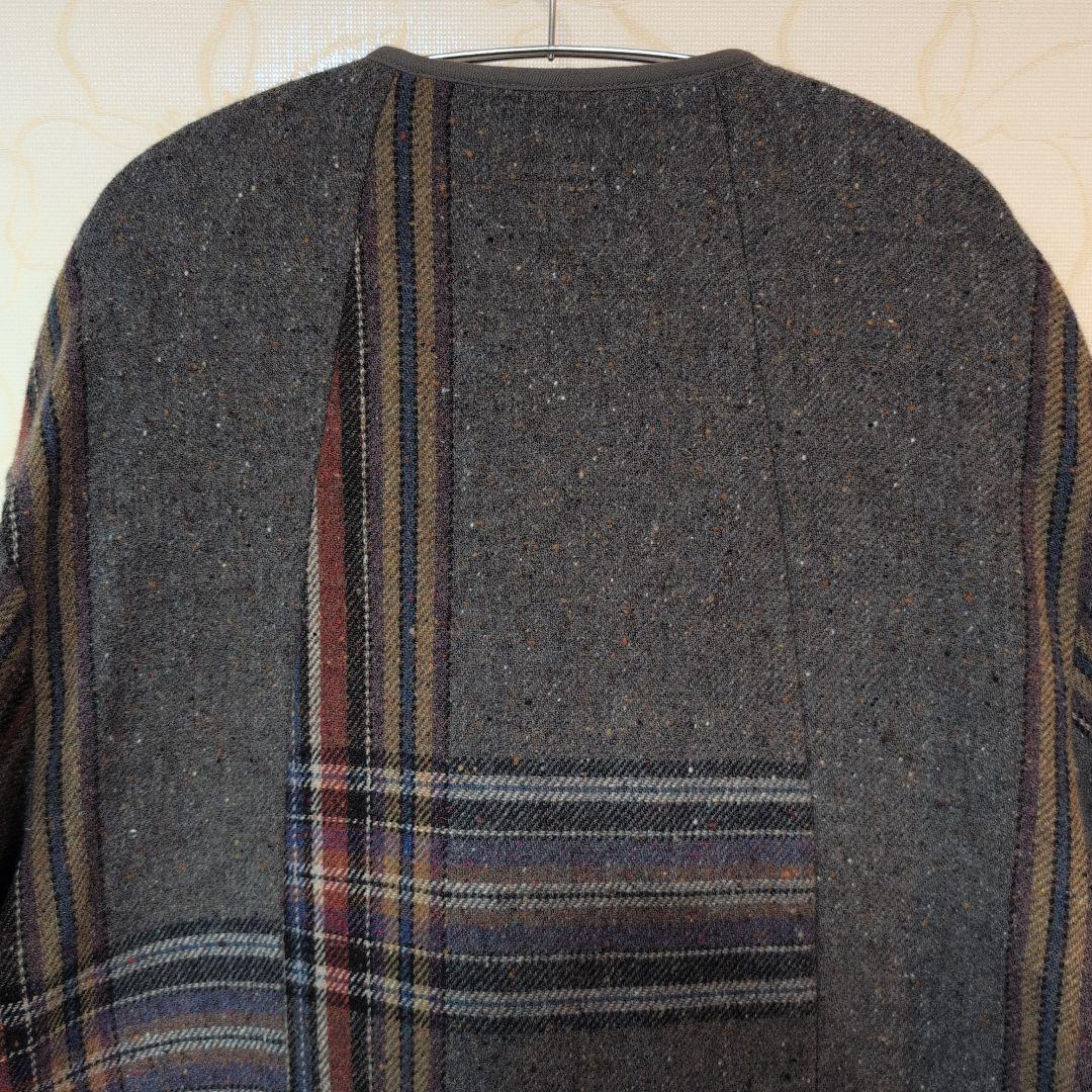 キャピタル　ウール二重織ビッグチェック女の子パフコート　超美品