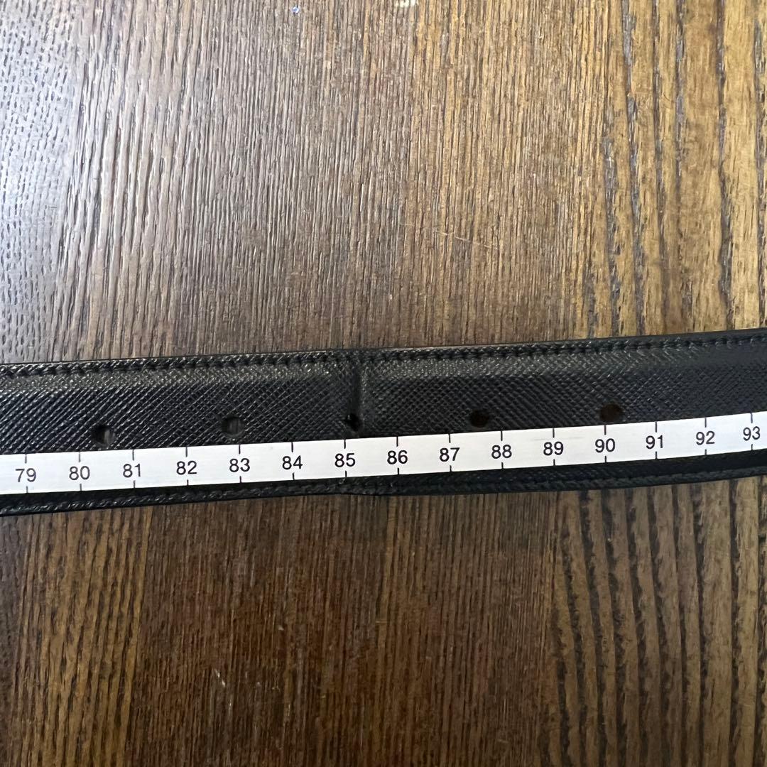 PRADAレザーピンバックルベルト2CC001 プラダ　ビジネス