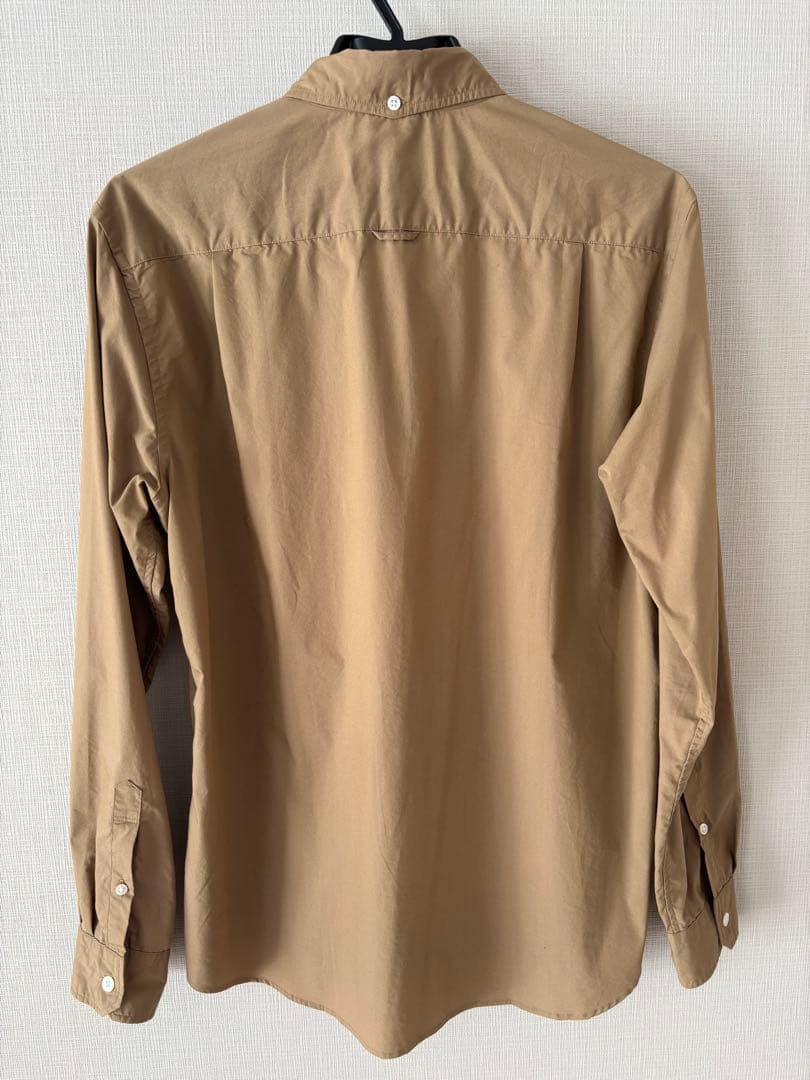 FCRE/COOLMAX EMBLEM B.D SHIRT/長袖シャツ/ベージュ