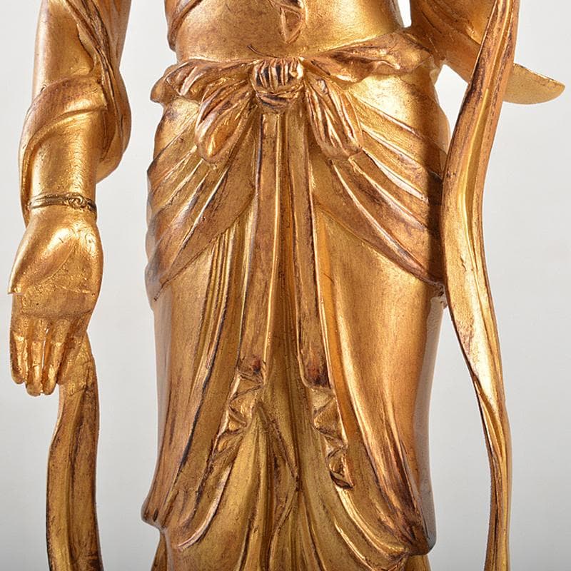 仏教美術　樹脂製　レプリカ　仏像　置物　M　R7189