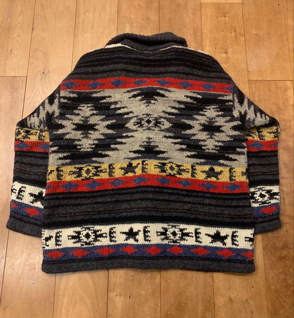 90's Ralph Laurent polo sport カウチン　ニット