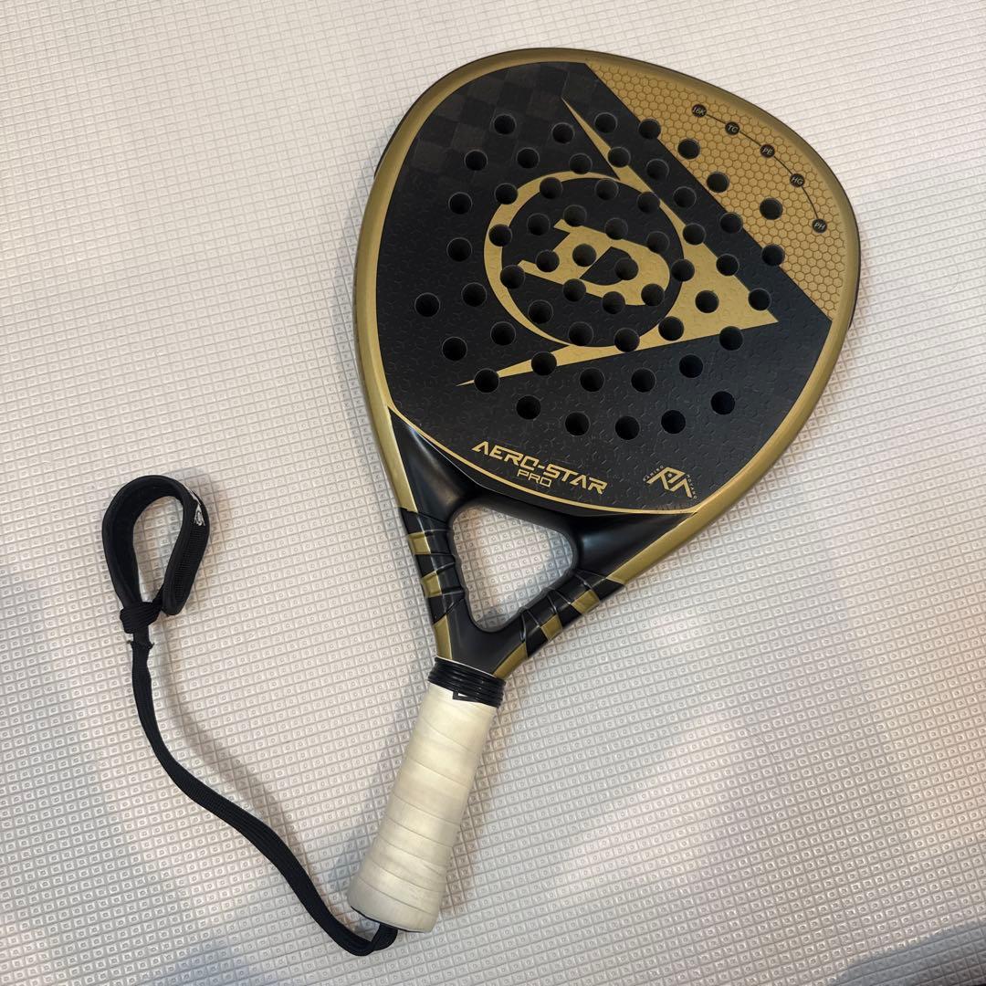 AERO-STAR PRO パデルラケット ブラック/ゴールド