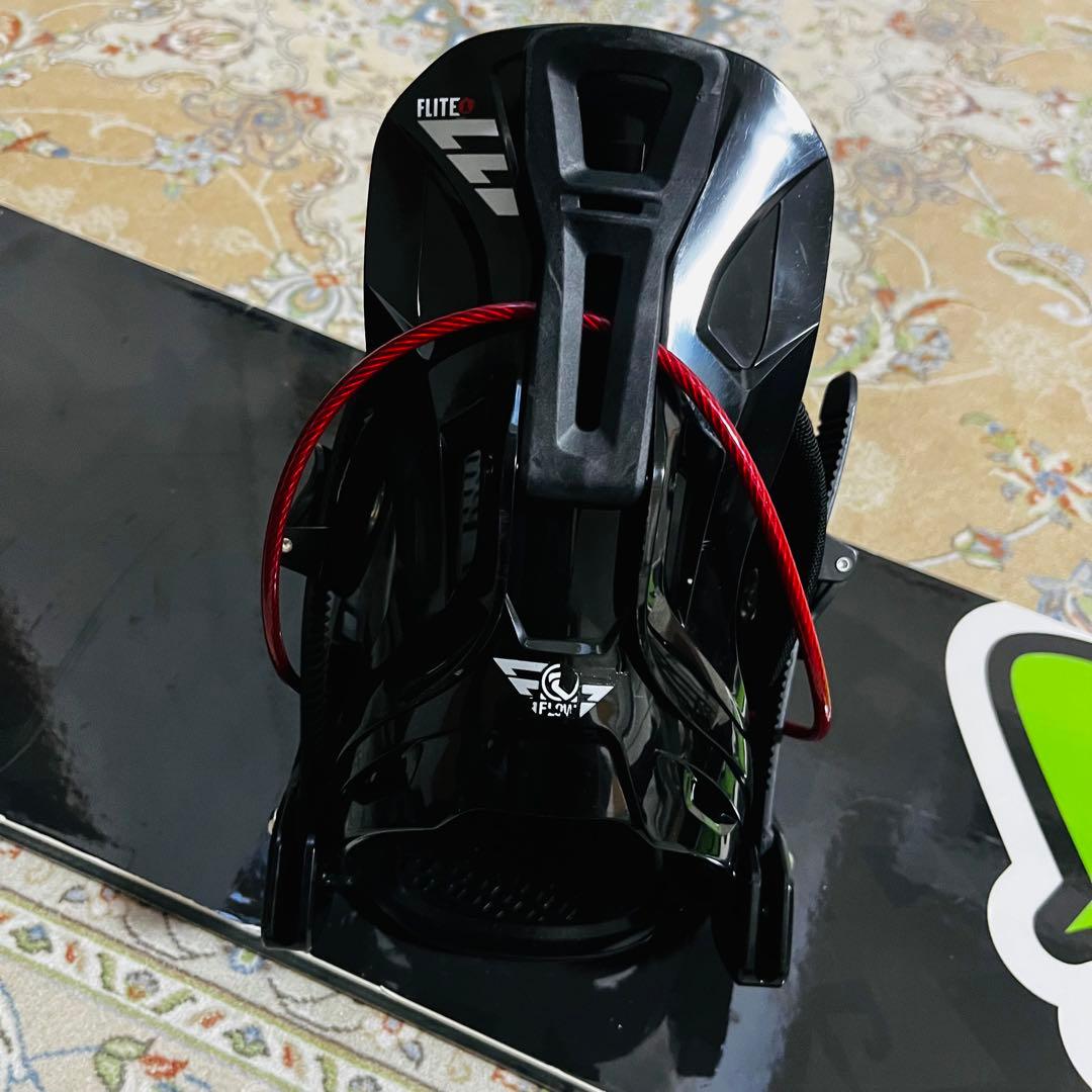 美品 YONEX×FLOW フロウ ビンディング付スノーボードセット ヨネックス