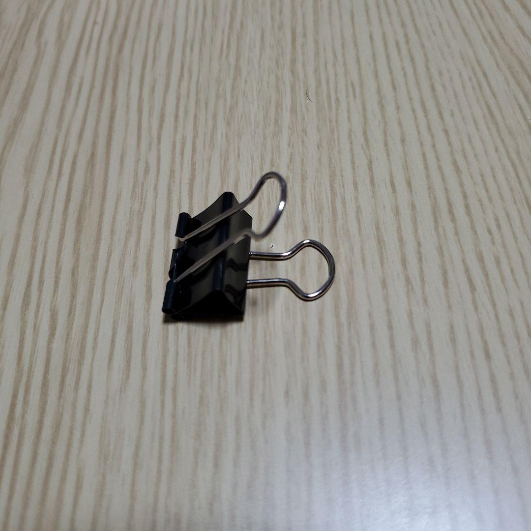 黒のクリップ