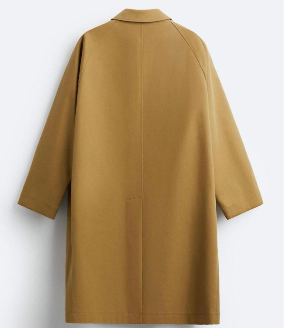 スタジオニコルソン×ZARA　オーバーサイズ コットン トレンチコート　S-M