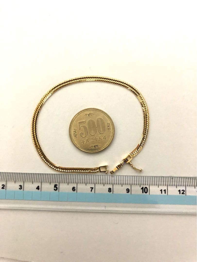 ❗️ケース無し価格　 K18喜平ブレスレット　12面トリプルカット
