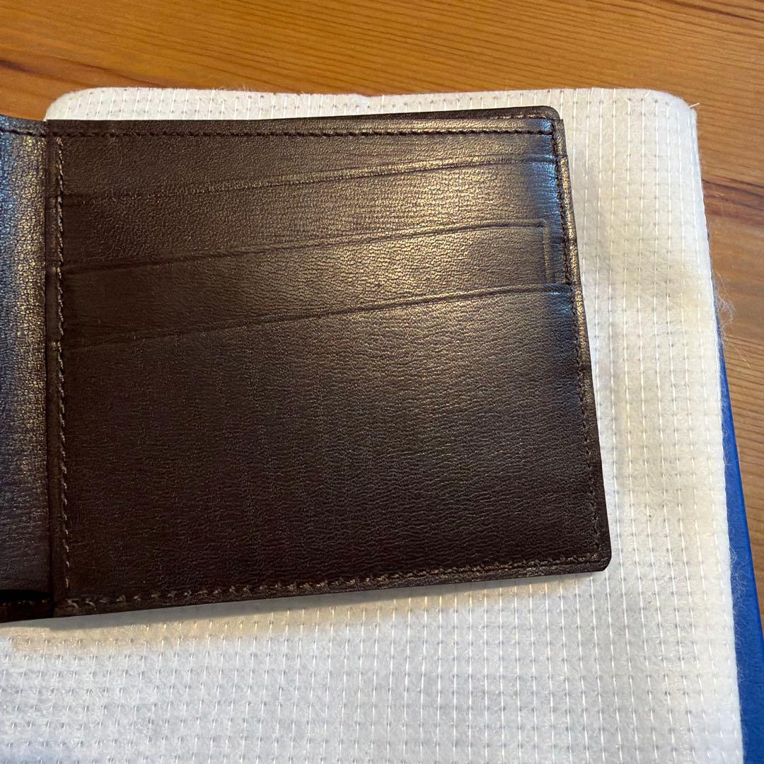 ルーク　土屋鞄　ベルコード二つ折り札入れ
