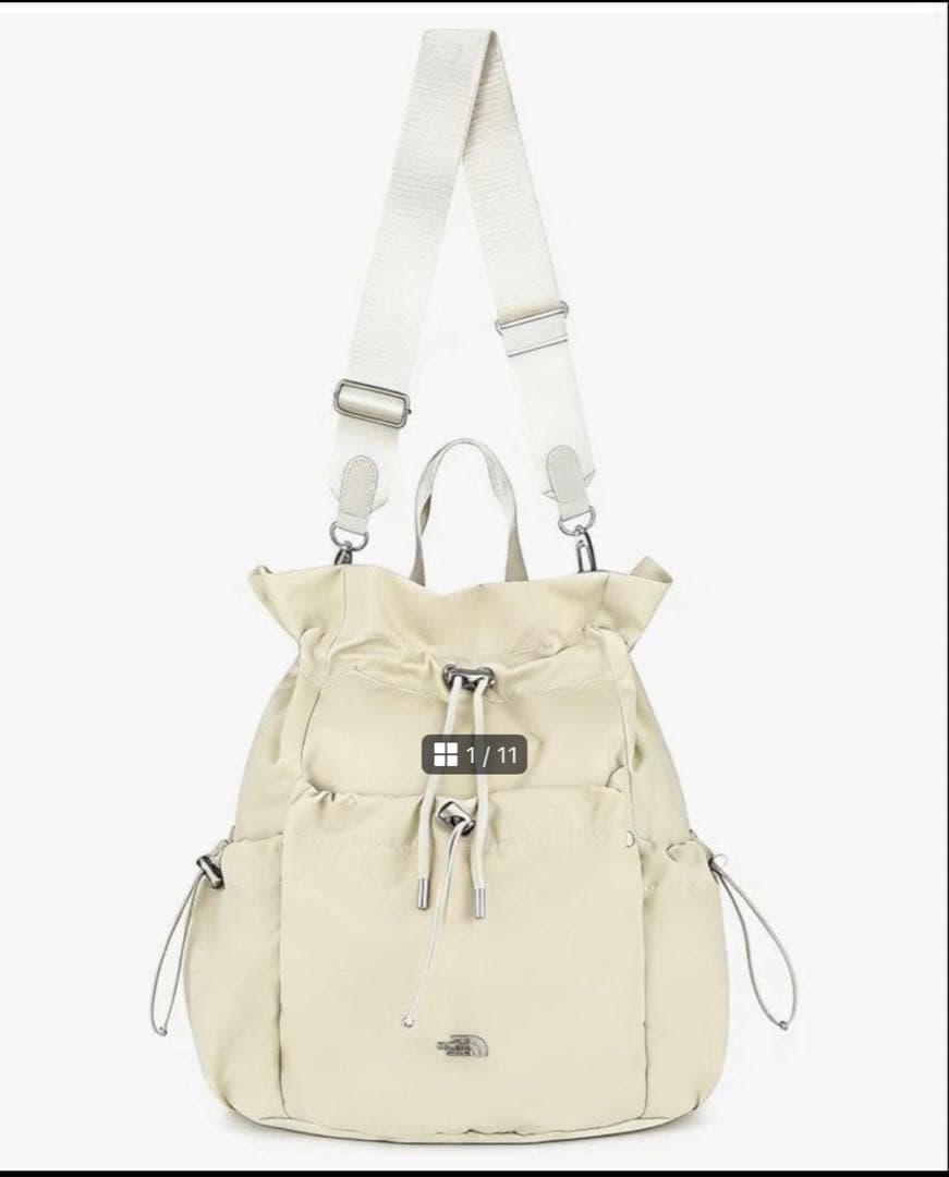 The North Face リュック クリーム色　新品　ボニーバック