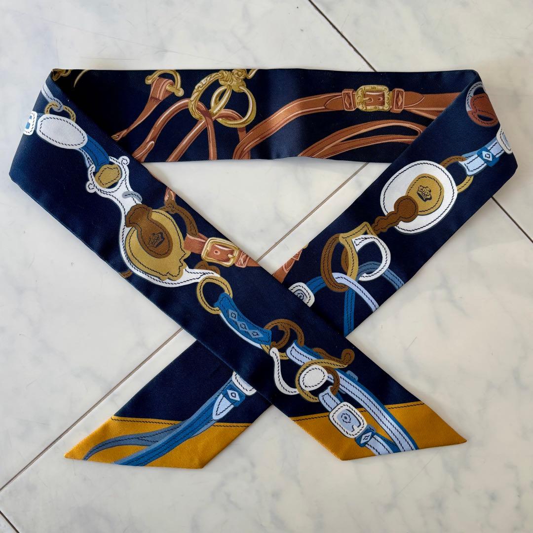 HERMES ツイリー Brides de Gala ネイビー