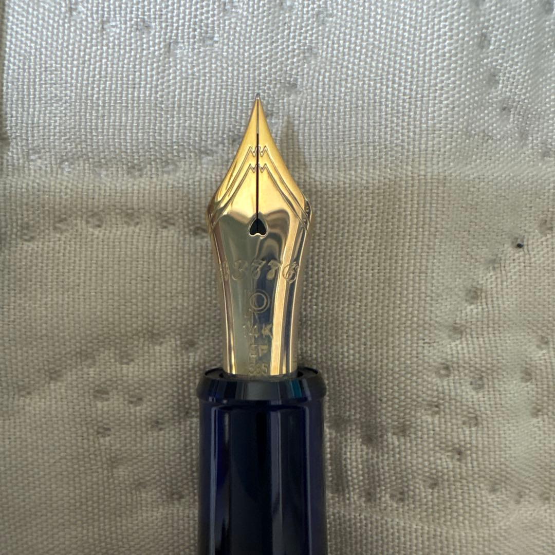 PLATINUM 万年筆 ネイビー 3776