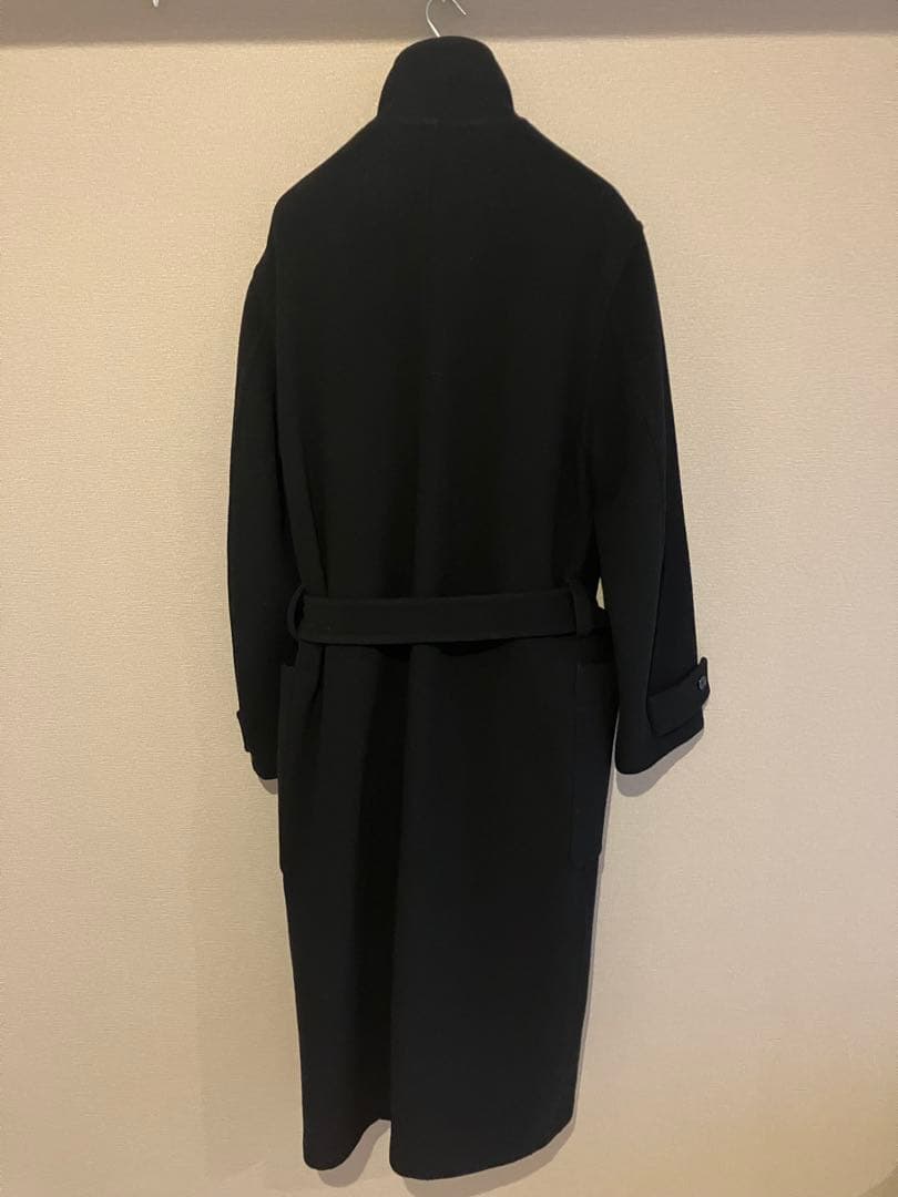 美品 LEMAIRE WRAP COAT SIZE 黒 サイズM