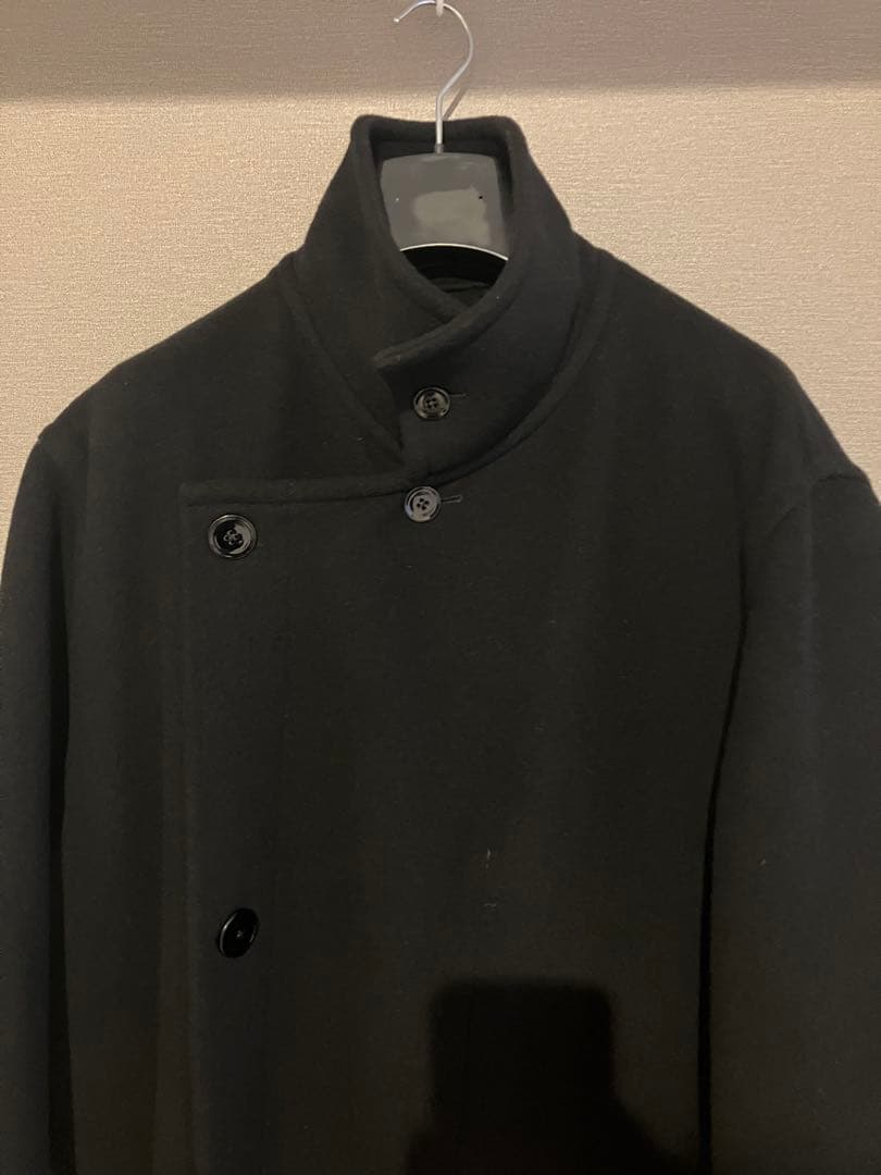美品 LEMAIRE WRAP COAT SIZE 黒 サイズM