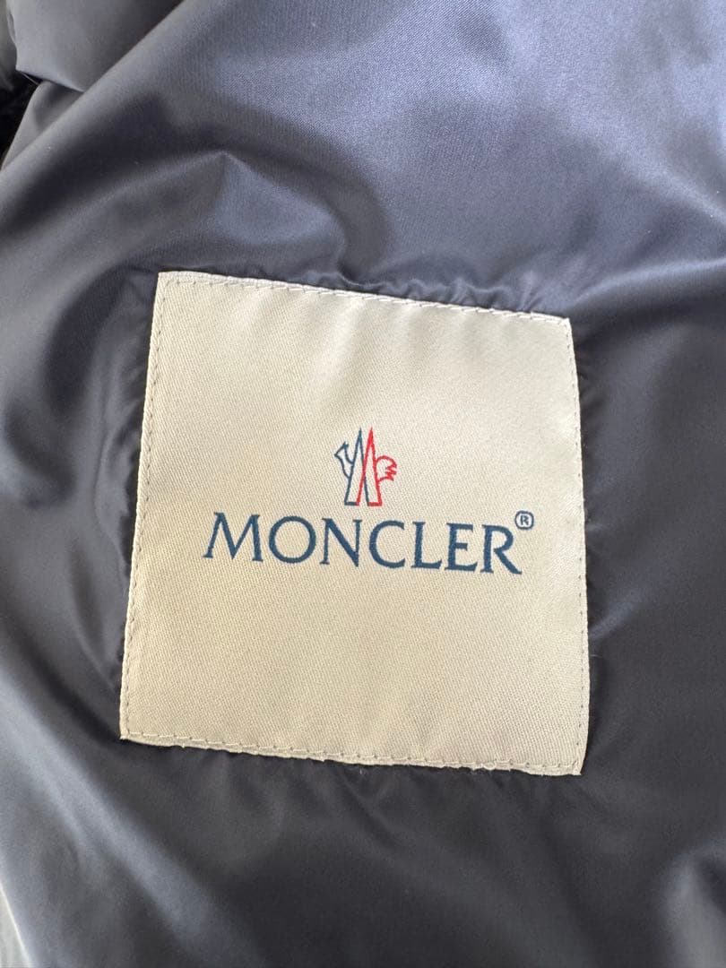 モンクレール Rouyer ライトダウンコートジャケットサイズ2 ネイビー