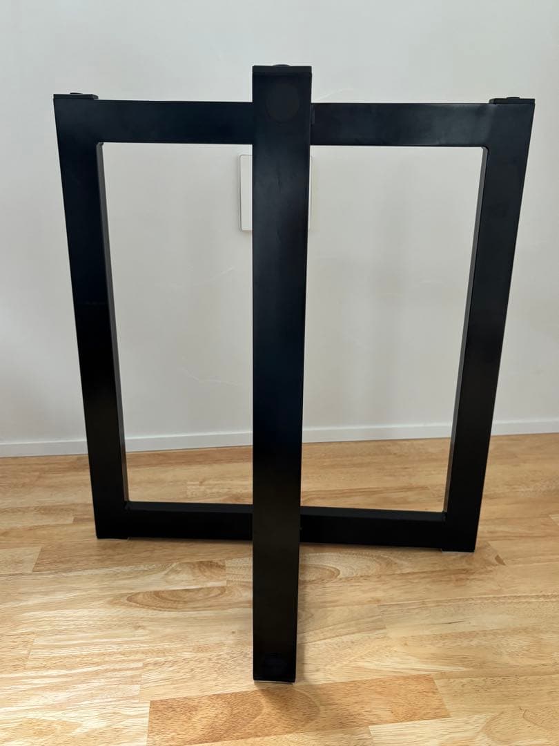 【葉山家具】一枚板テーブル　アイアン　脚　T字